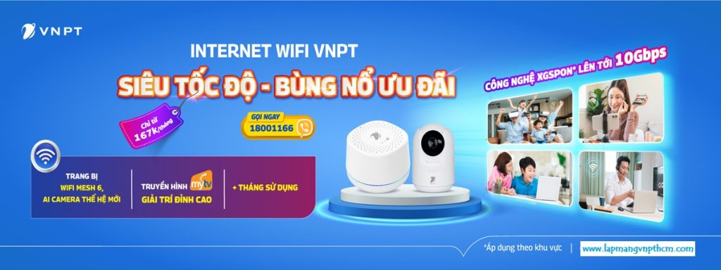 Lắp internet VNPT tại TPHCM