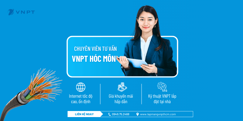 Hướng dẫn lắp mạng VNPT tại Hóc Môn