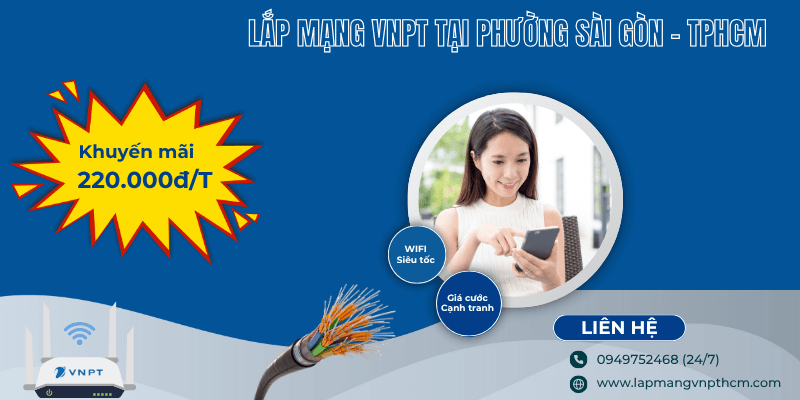 Lắp mạng VNPT phường Sài Gòn