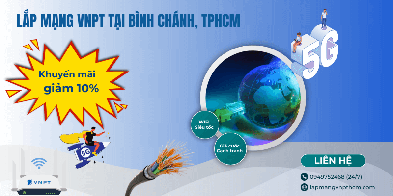 Lắp mạng VNPT tại Bình Chánh
